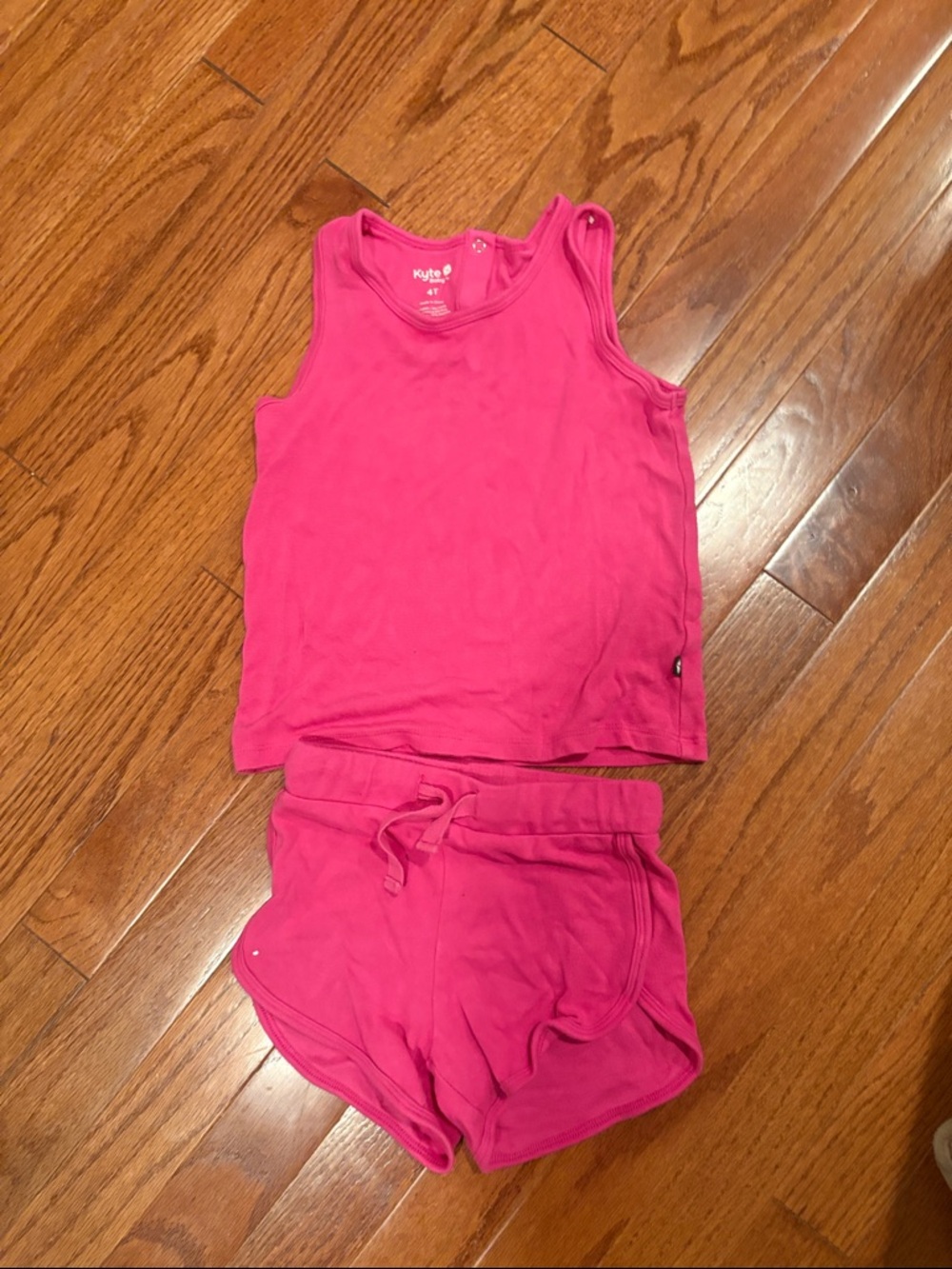 Kyte Baby Pink Tank Top & Shorts Set
